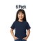 6 Pack Gildan Softstyle Youth Midweight Short Sleeve Crew-Neck T-Shirt for School, Sports & Everyday Wear Kids Tee